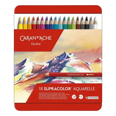 Pastelky CARAN D'ACHE Supracolor Aquarelle 18 barev