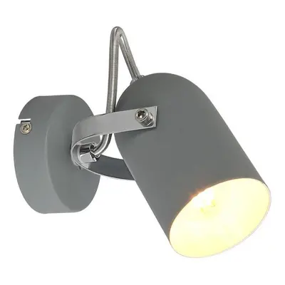 Nástěnná lampa Nástěnné bodové svítidlo GRAY 1xE14/40W/230V