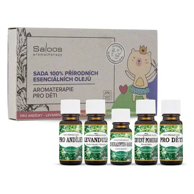 Esenciální olej Saloos Aromaterapie pro děti (4x 10 ml, 1x 5 ml)