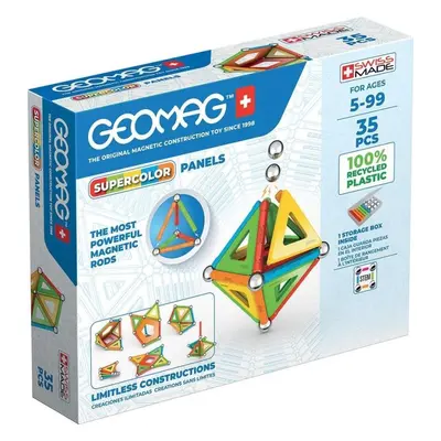 Stavebnice Geomag - Supercolor recycled 35 pcs