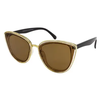 Sluneční brýle GLASSA Polarized PG 504 hnědá, hnědé sklo