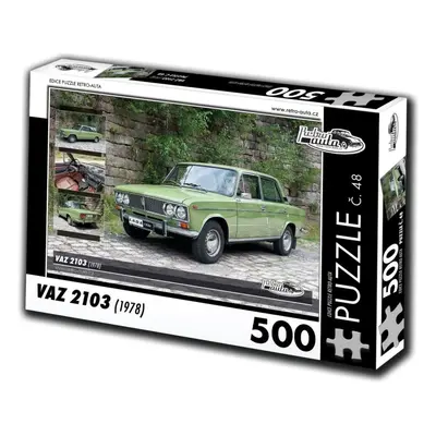 Puzzle Retro-auta Puzzle č. 48 Vaz 2103 (1978) 500 dílků