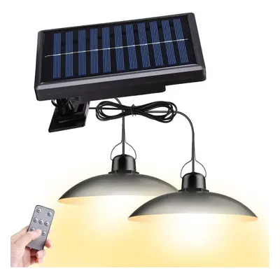 LED světlo LEDSolar DUO solární závěsné lampy na zahradu s dálkovým ovládáním, iPRO, 8W, teplé s