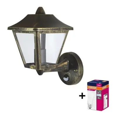 Nástěnná lampa Ledvance - LED Venkovní nástěnné svítidlo se senzorem ENDURA 1xE27/13W/230V IP44