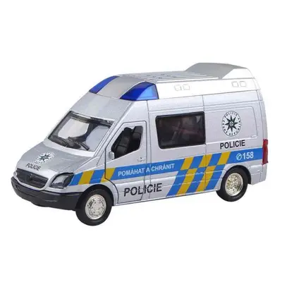 Auto Policie kov 1:36 světlo zvuk