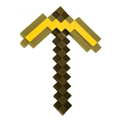 Replika zbraně Minecraft - Gold Pickaxe