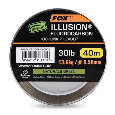 FOX Fluorocarbon Edges Illusion Fluorocarbon Hooklink 40m 0,50mm 30lb 13,6kg