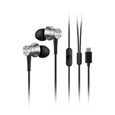 Sluchátka 1MORE Piston Fit In-Ear Headphones Type-C Silver