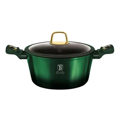 BERLINGERHAUS BERLINGERHAUS Kastrol s poklicí a titanovým povrchem 28 cm Emerald Collection BH-6