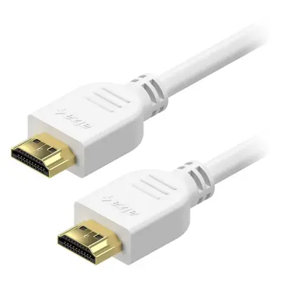 Video kabel AlzaPower Core HDMI 1.4 High Speed 4K 10m bílý