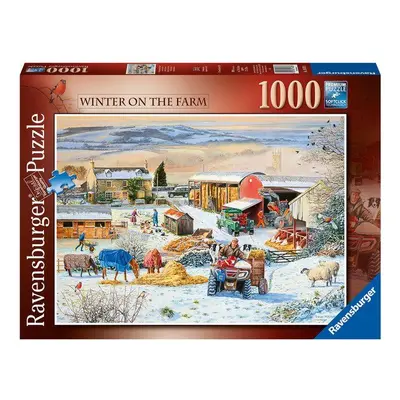 Puzzle Ravensburger 164783 Zima na farmě 1000 dílků