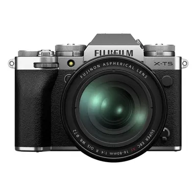 Digitální fotoaparát Fujifilm X-T5 tělo stříbrný + XF 16-80mm f/4.0 R OIS WR