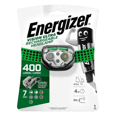 Čelovka Energizer Headlight Vision Rechargeable 400 lm Lithium-ion USB