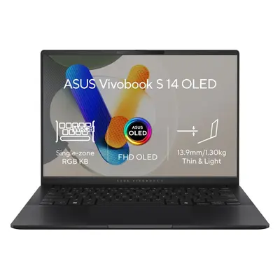 Notebook ASUS Vivobook S 14 OLED M5406UA-OLED032W Neutral Black celokovový