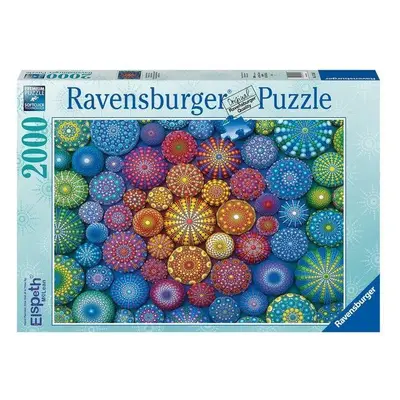 Puzzle Ravensburger puzzle 171347 Duhové mandaly 2000 dílků