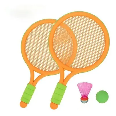 Badmintonový set Sada raket s košíkem a míčkem; 39x23,5x3,5cm