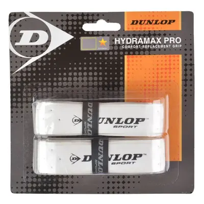 Omotávka na raketu Dunlop Grip Hydramax Pro PU – blistr 2 ks bílý