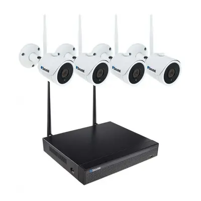 IP kamera Secutek WiFi kamerový systém SLG-WIFI2108DE4FE200 - 4 x 2Mpix kamera, NVR