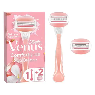 Dámský holicí strojek GILLETTE Venus ComfortGlide Spa Breeze Holicí Strojek - 2 Holicí Hlavice