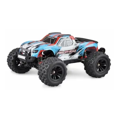 RC auto AMEWI Hyper Go Monster Truck brushless 4WD 1:16 RTR, modrobílý