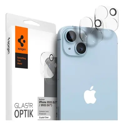 Ochranné sklo na objektiv Spigen tR Optik 2 Pack Clear iPhone 14/iPhone 14 Plus