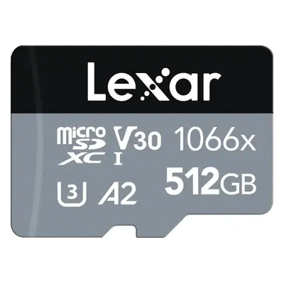 Lexar paměťová karta 512GB High-Performance 1066x microSDXC™ UHS-I, (čtení/zápis:160/120MB/s) C1