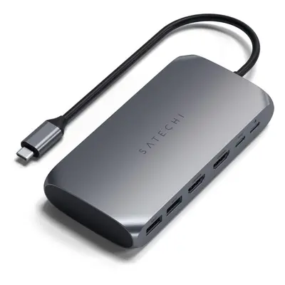 Replikátor portů Satechi Aluminium USB-C Multimedia Adapter M1 - Grey