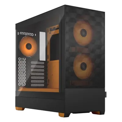 Počítačová skříň Fractal Design Pop Air RGB Orange Core TG Clear Tint