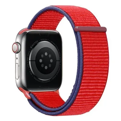 Řemínek Eternico Airy pro Apple Watch 42mm / 44mm / 45mm / Ultra 49mm Chilly Red and Blue edge