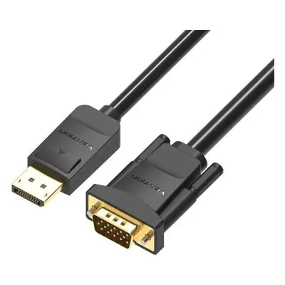 Video kabel Vention DisplayPort (DP) to VGA Cable 5m Black