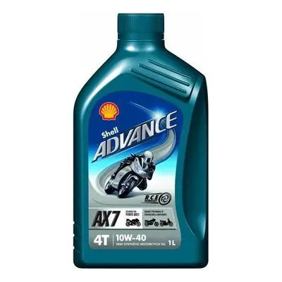 Motorový olej SHELL Advance 4T AX7 10W-40 (SL/MA2) 1l