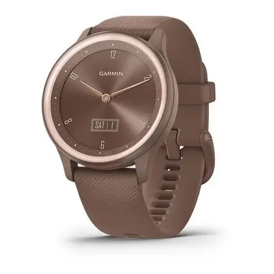 Chytré hodinky Garmin Vívomove Sport Peach Gold/Cocoa Band