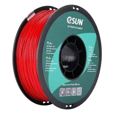 Filament eSUN PLA+ red 1kg