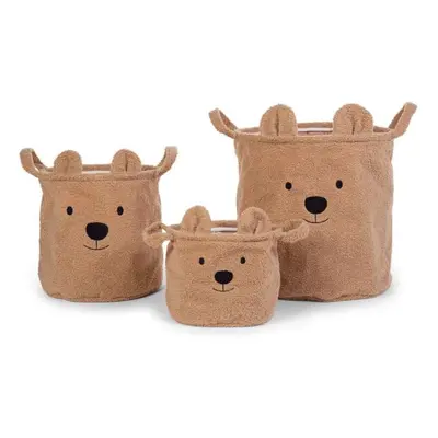 Úložný box Koše na hračky Teddy Beige 3 ks