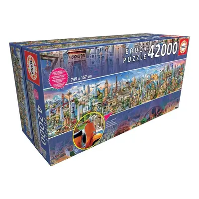 Puzzle Educa Puzzle Kolem světa 42000 dílků