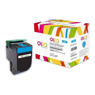 OWA Armor toner kompatibilní s Lexmark C544X2CG, 4000st, modrá/cyan