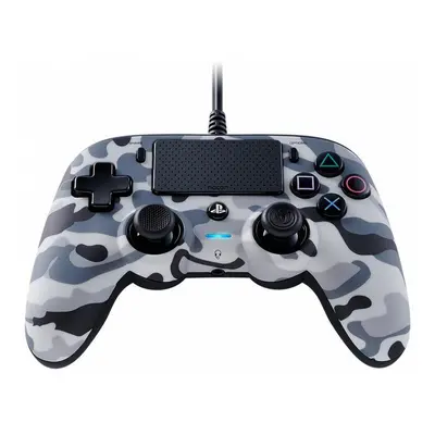 Gamepad Nacon Wired Compact Controller PS4 - šedá kamufláž