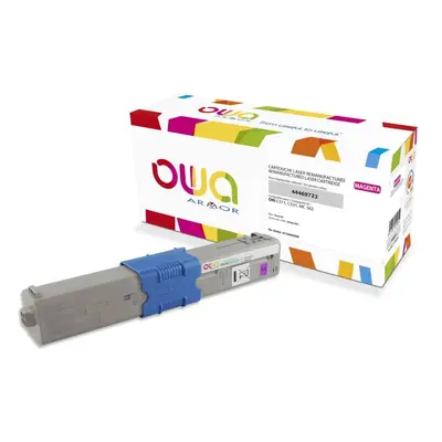 OWA Armor toner kompatibilní s OKI 44469723, 5000st, červená/magenta