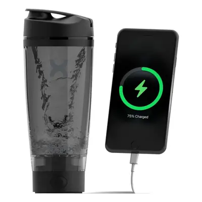 Shaker PROMiXX Charge Dobíjecí - Stealth black 600 ml