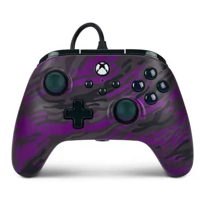 Gamepad PowerA Advantage Wired Controller - Xbox Series X|S - Purple Camo