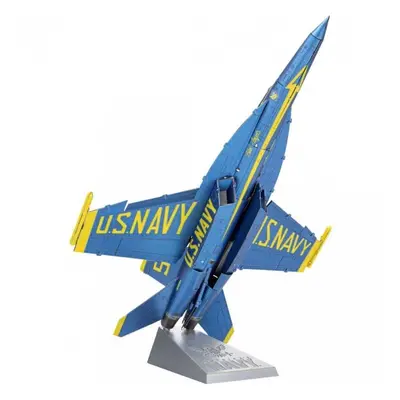 3D puzzle Metal Earth Luxusní ocelová stavebnice Blue Angels F/A 18 Super Hornet