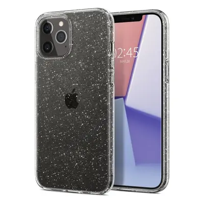 Kryt na mobil Spigen Liquid Crystal Glitter Clear iPhone 12/iPhone 12 Pro