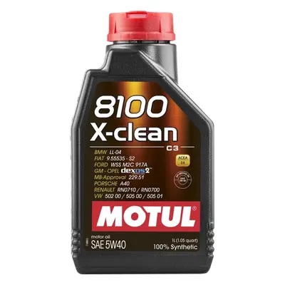 Motorový olej MOTUL 8100 X-CLEAN 5W40 1L