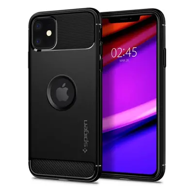 Kryt na mobil Spigen Rugged Armor Black iPhone 11