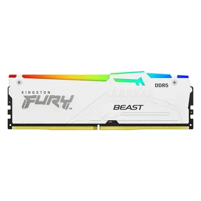 Kingston FURY Beast/DDR5/64GB/6000MHz/CL40/4x16GB/RGB/White