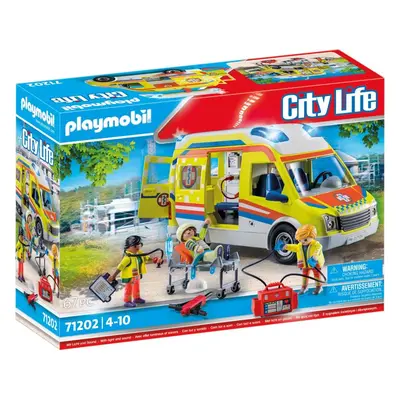 Stavebnice Playmobil 71202 Sanitka se zvukem a světlem