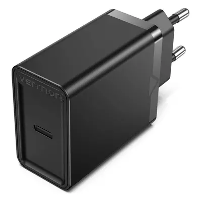 Nabíječka do sítě Vention 1-port USB-C Wall Charger (20W) Black