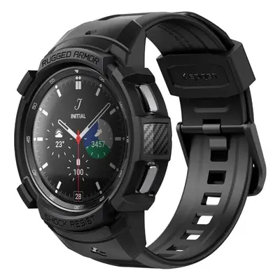 Ochranný kryt na hodinky Spigen Rugged Armor Pro Black Samsung Galaxy Watch 4 Classic (46mm)