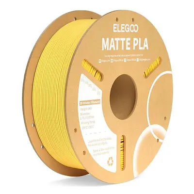 Filament Elegoo PLA MATTE-1.75mm-1KG-Cardboard Spool-Sunshine Yellow