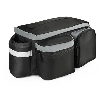 Brašna na kolo MG Bicycle Bike Pannier cyklistická zadní taška s popruhem, 6 l, černá